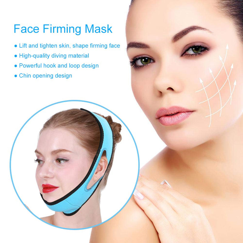 [Australia] - Adjustable Face slimming mask,V Line Mask Compression Double Chin Strap breathable V Line Lifting Mask Chin Up Face Slimming Cheek Mask For Reshape And Firm Your Face Skin 