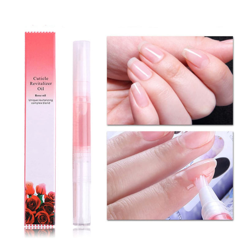 [Australia] - Nail & Cuticle Oil Pen for Nail Care, Nail Oil Pen Rose Nail Oil Hand & Nail Treatment Pedicure 