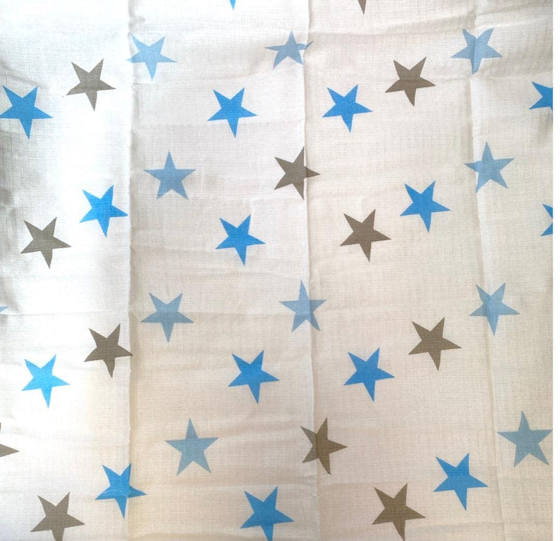 [Australia] - 5pcs Cute BOY/GIRL Desgin Large 70cm x 70cm Muslin Squares Cloths 100% Cotton (5pcs Boy Colour) 