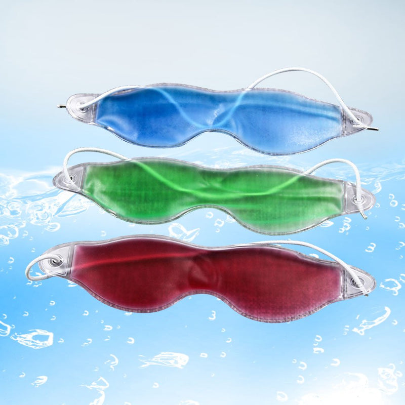 [Australia] - Rosenice gel eye mask 3 pieces cooling eye masks with non-toxic safe liquid migraine to relieve pain (as shown) 