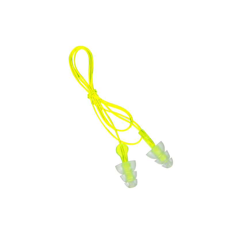 [Australia] - Peltor Sport Tri-Flange Corded Reusable Earplugs, 3-Pair Per Pack 3 Pair 