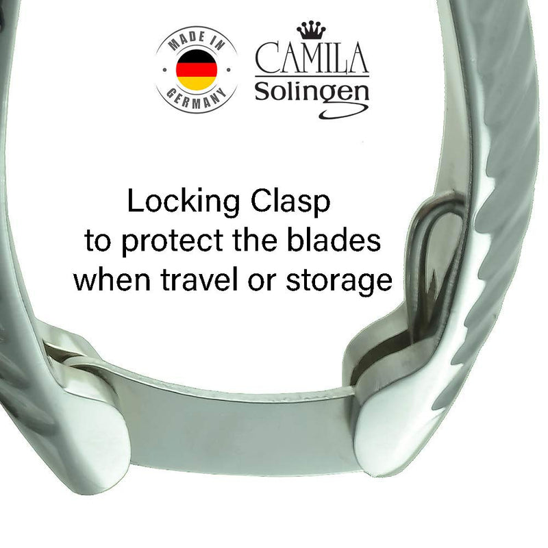 [Australia] - Camila Solingen CS13 Large Heavy Duty Toe Nail Clipper for Thick Toenails, Manicure & Pedicure, Double Barrel Spring. Super Sharp Trimmer Curved Stainless Steel 20mm Blade Made in Solingen, Germany 