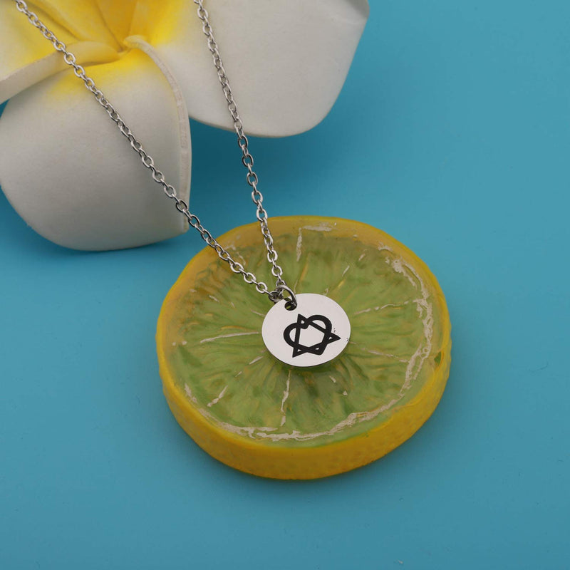 [Australia] - BAUNA Adoption Necklace Gotcha Day Gift Necklace Adoption Symbol Charm for Adoption Mother Gotcha Mom Child Gift 