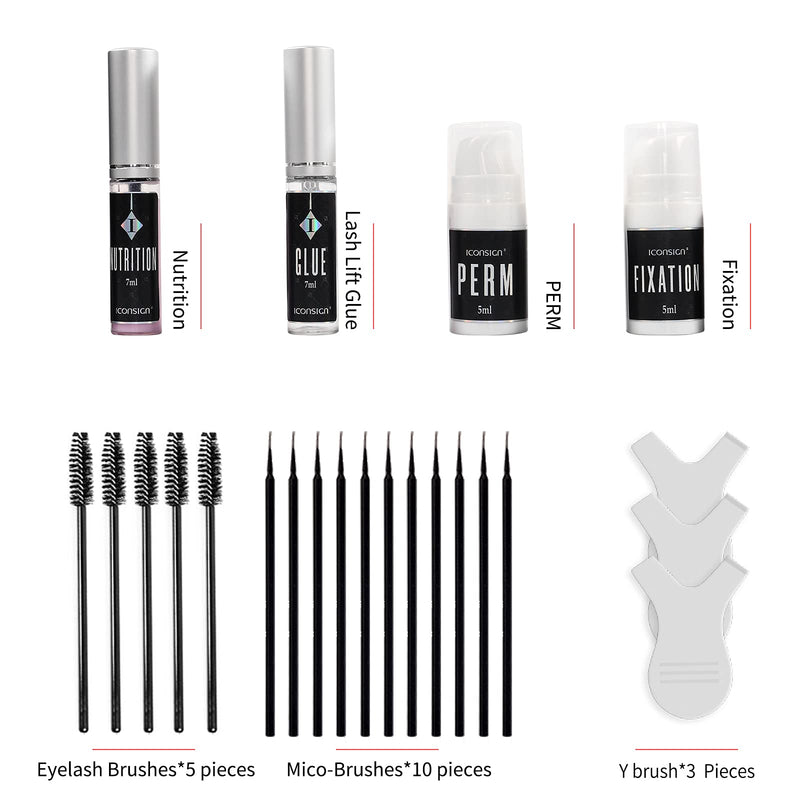 [Australia] - ICONSIGN Eyebrow Lamination Kit, Eyebrow Lift Kit - DIY Brow Perm, Brow Perm Kit, Professional Grade & Easy for Beginners 