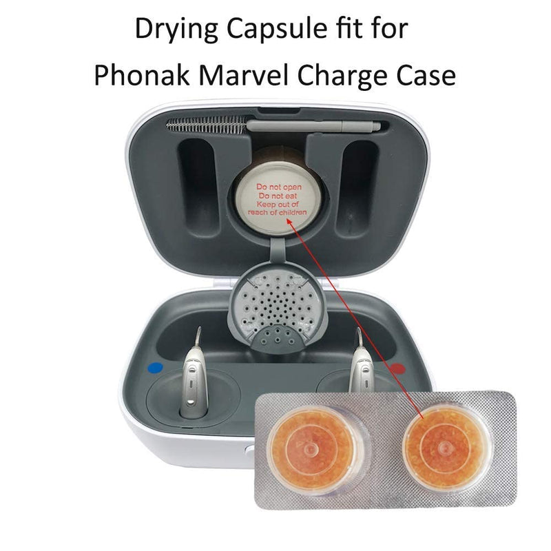 [Australia] - 4PCS Hearing Aid Drying Capsule for Phonak Charger Case 