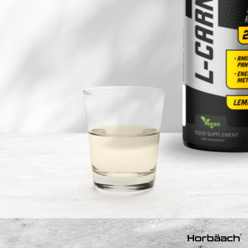 [Australia] - L-Carnitine Liquid 2000mg | 500ml | Vegan | Rapid Absorption Carnitine | Lemon Flavour | Workout Supplement | No Artificial Preservatives | by Horbaach 