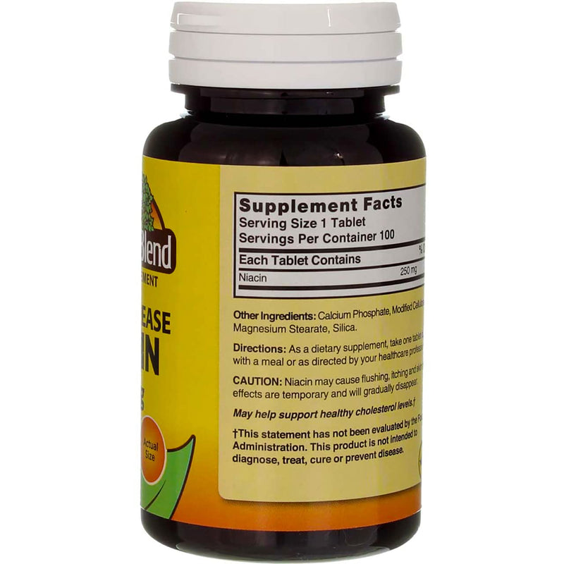 [Australia] - Nature's Blend Niacin Timed Release 250 mg 250 mg 100 Tabs 