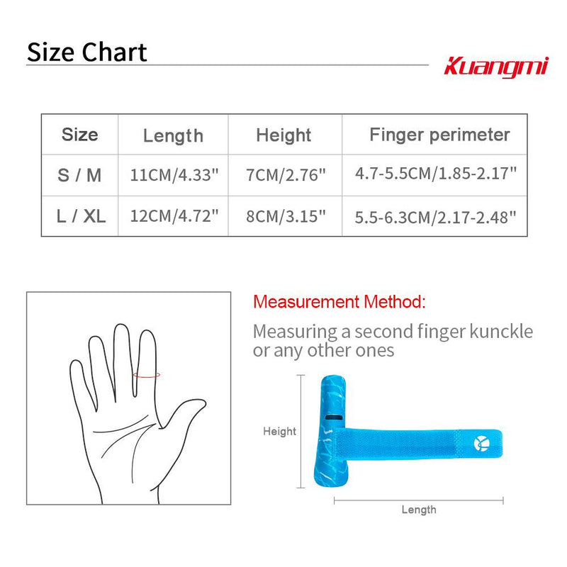 [Australia] - Kuangmi Finger Sleeve Support Protector Finger Splint Brace Pain Relief for Basketball Volleyball Baseball （S/M, Black) Small/Medium (Pack of 1) 