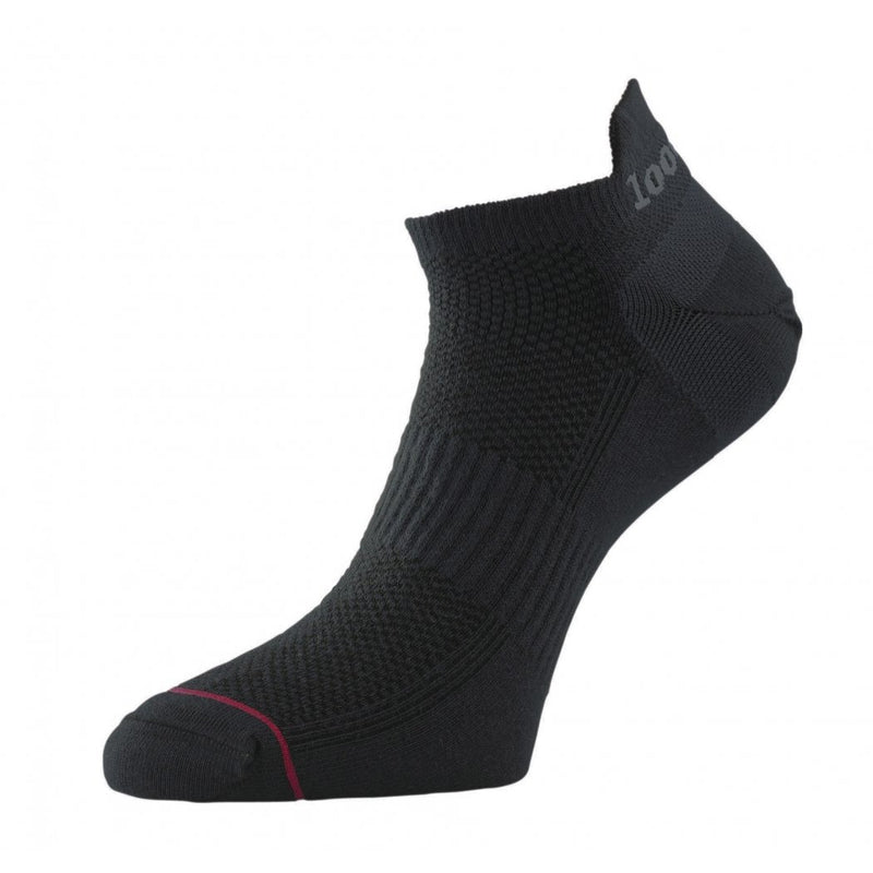 [Australia] - 1000 Mile Ultimate Tactel Double Layer Trainer Liner Sock Black LS 