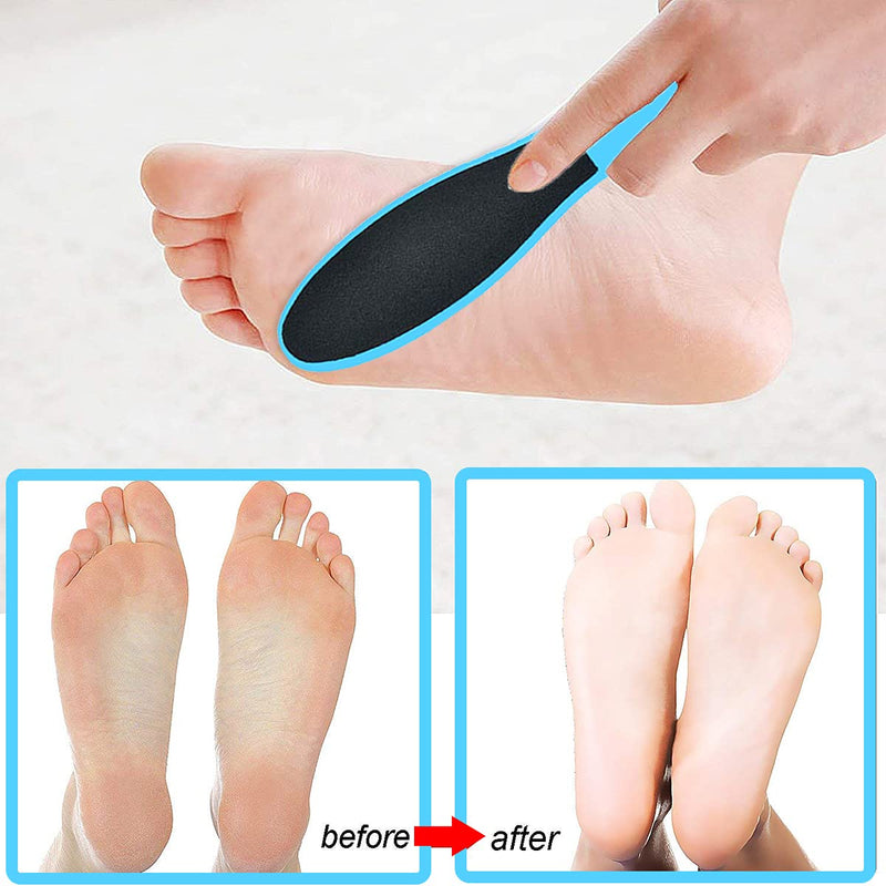 [Australia] - 7 Pack Foot File, Double-Sided Pedicure Foot File Hard Skin, Effectively Feet Hard Skin Remover and Calluses, Reusable, Make Foot Extra Smooth 7 Pack 