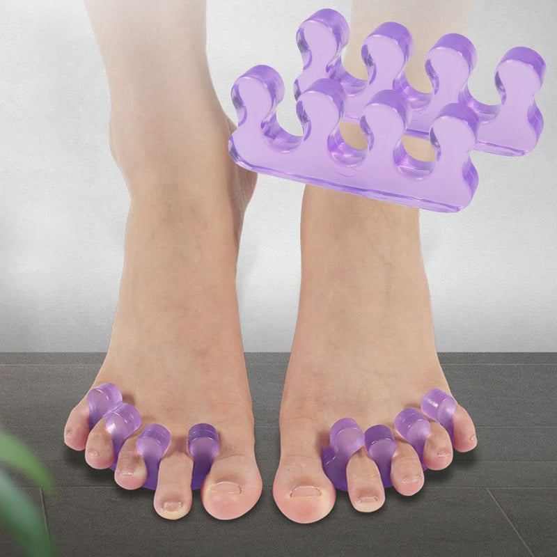 [Australia] - 3 Pairs Toe Separators Toe Stretcher Toe Spacers Toe Stretchers Separators for Overlapping Toes Bunions Hammer Toe Foot Pain Relief 