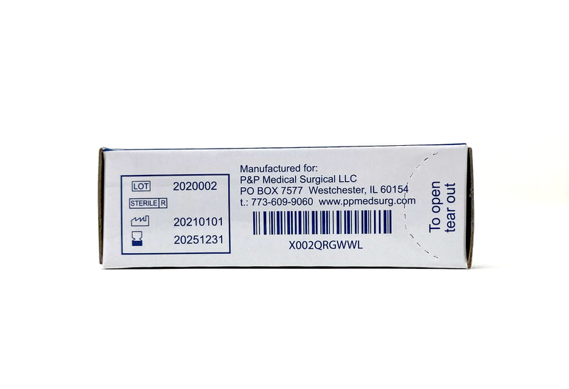 [Australia] - Disposable Surgical Scalpel Blades Sterile High Grade Carbon Steel 2.1% 10xx Individually Foil Wrapped by P&P MEDICAL SURGICAL Size 36 Box of 100 