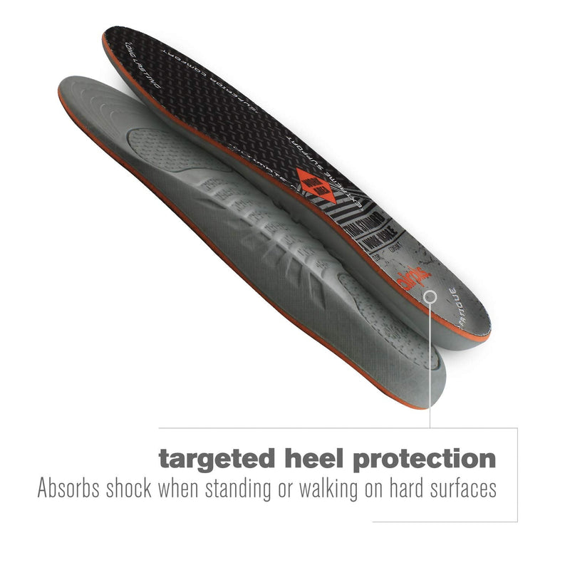[Australia] - Airplus Ultra Work Memory Plus Shoe Insoles for All Day Comfort and Foot Pain Relief, Mens, Size 7-13 