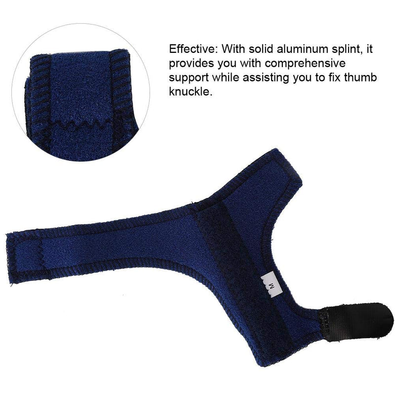 [Australia] - Breathable Thumb Stabilizer Support Brace, Thumb Spica Splint, for Easing Pain Fixing Thumb Knuckle(M) M 