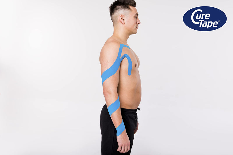 [Australia] - CureTape 3 Rolls (2”x 8ft) Waterproof Kinesiology Tape | Safari Stripes | Sports Kinesiology Tape for Extreme Conditions | Increase Mobility & Performance | Reduce Joint Pain | Recover Faster 