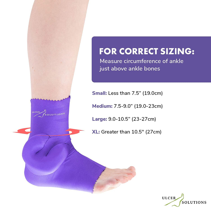 [Australia] - Ankle Keeper Ankle Protectors For Pressure Sores By Ulcer Solutions – Ankle Protector / Foot Protector / Ulcer Cushion – Ankle Protectors For Bed Sores And Foot Ulcer Treatment (Small) Small: <7.5” (<19.0cm) 