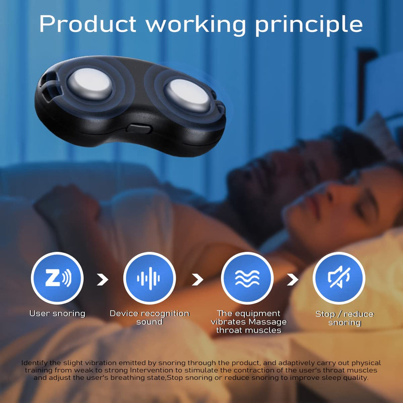 [Australia] - Anti Snoring Devices, New Snore Smart Stopper, Snoring Detection by Impulse Sense, Snore Reducing Aids for Men and Women 