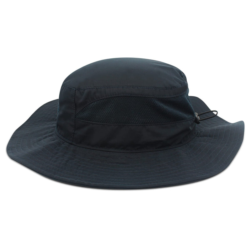 [Australia] - DORRISO Wide Brim Sun Hat Men Women Visor Bucket Hats Fisherman Hat Vacation Traveling Outdoor Climbing Mesh Soft Sunshade Cap Blue 