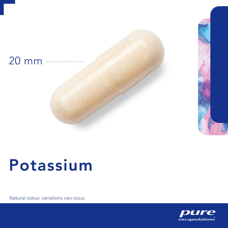[Australia] - Pure Encapsulations - Potassium (Citrate) - Essential Mineral for Vascular Function and Overall Health - 90 Capsules 