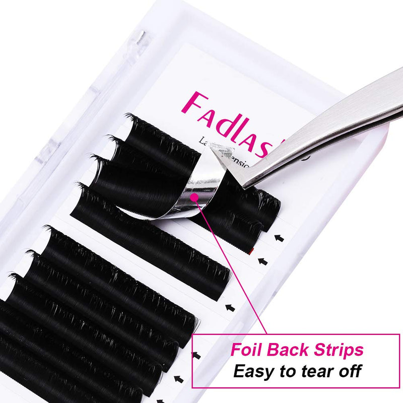 [Australia] - Fadlash Easy Fan Lashes 0.07 D Curl 12mm Sing Tray Easy Fan Russian Lashes Withstand 90‚ÑÉ Self Fanning Lashes Automatic Blooming Lashes Volume Eyelash Extensions(0.07-d-12mm) 12 mm 0.07-D 