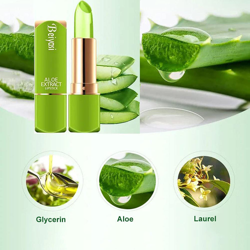 [Australia] - Aniute Aloe Vera Lipstick, Magic Temperature Color Change Lip Gloss Lips Moisturizer Long Lasting Nutritious Lip Balm for Lips Care (01#) 01# 