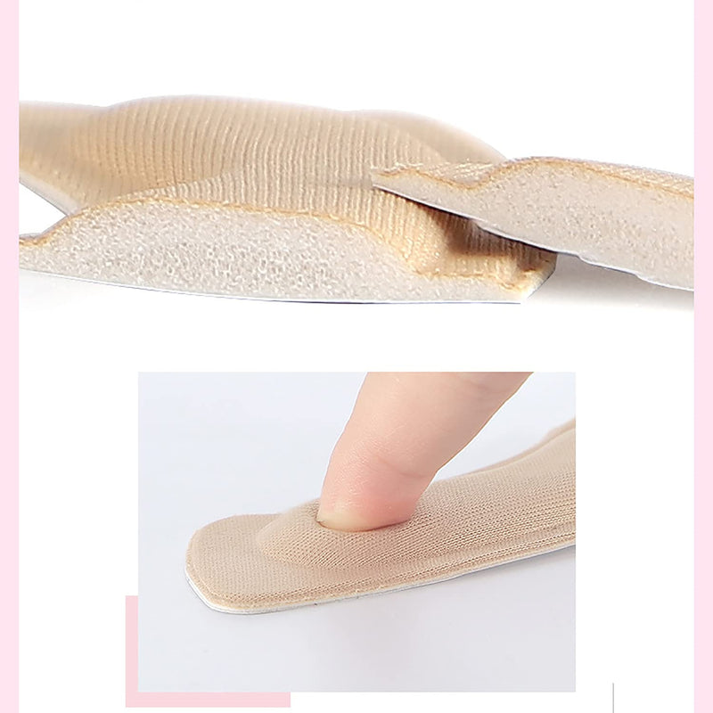 [Australia] - 10 pairs of heel supports, heel pads, heel pads, scratch resistant and comfortable heel pads (5 pairs black and 5 pairs beige). 