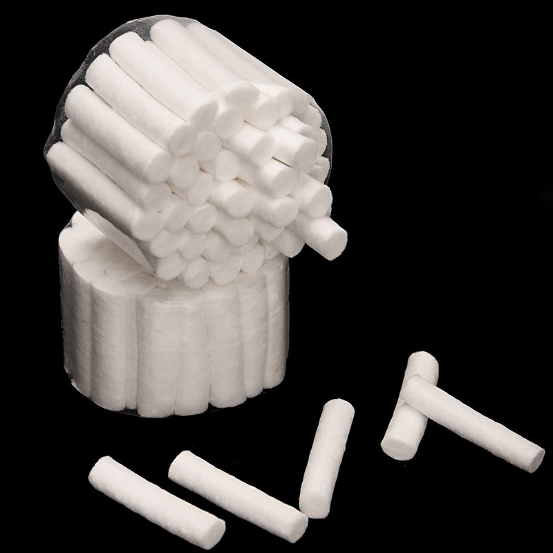 [Australia] - NAUZE 4 Pieces Dental Cotton Gauge Rolls Cotton Nose Nasal Plugs Dental High Absorbent Cotton Rolls 