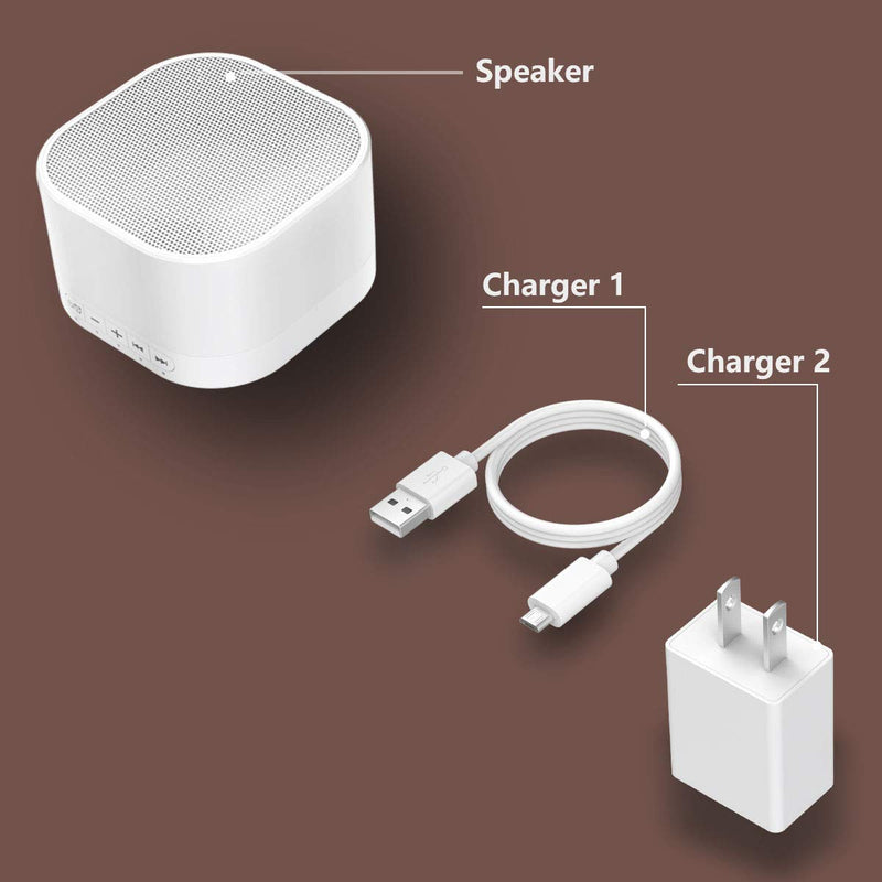 [Australia] - Magicteam Sound Machines White Noise Machine with 20 Non Looping Natural Soothing Sounds and Memory Function 32 Levels of Volume Powered by AC or USB and Sleep Sound Timer Therapy for Baby Kids Adults 