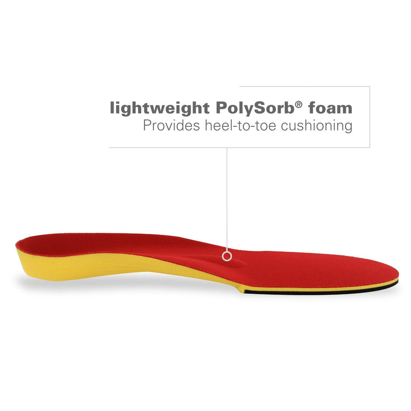 [Australia] - Spenco Polysorb Walker/Runner Athletic Insole, Women's 7-8/Men's 6-7 Regular Width Women's 7-8.5/Men's 6-7.5 