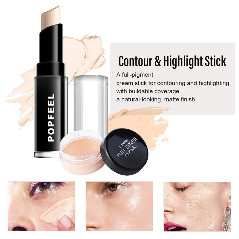 [Australia] - Professional makeup kit, Make up set teenagers girls, Cosmetic 9 to 12 with Lip gloss, eye shadow, mascara, eyeliner, etc. for Teenage & Adults(8pcs) 8 PCS 