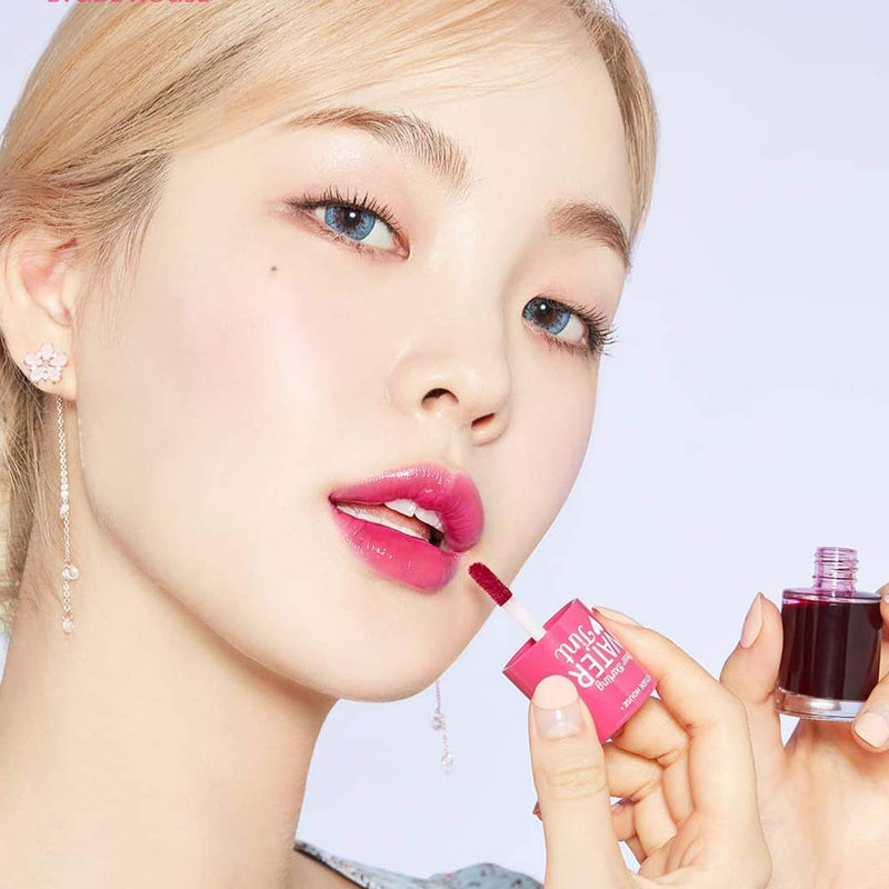 [Australia] - ETUDE HOUSE Dear Darling Water Tint Cherry Ade | Bright Vivid Color Lip Tint with Moisturizing Pomegranate & Grapefruit Extract to Hydrate your Lips 