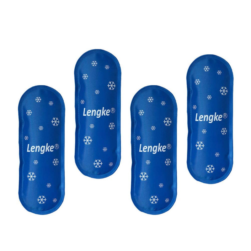 [Australia] - Exceart 4PCS Gel Cold Pack Gel Ice Bag Reusable Care Ice Bag Storage Cooler Carrier for Outdoor Travel Insulin Supplies(Blue) 