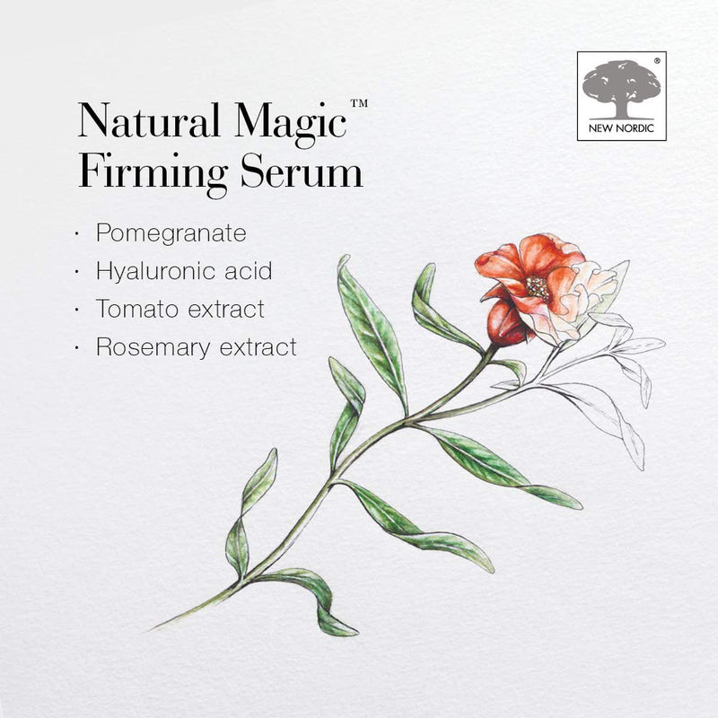 [Australia] - New Nordic Ltd Natural Magic Firming Serum - 30ml - Anti-Ageing - Improve Skin Firmness and Elegance - Suitable for Men and Women with all Skin Types 