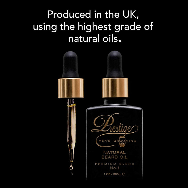 [Australia] - Beard Oil for Men by Prestige Mens Grooming ‚Äî for Healthy Beard Growth ‚Äî 100%¬†Premium Natural Blend ‚Äî Beard conditioner Oil ‚Äî Patchouli oil & Ylang Ylang oil (musky-earthy, floral Scent) 30ml 