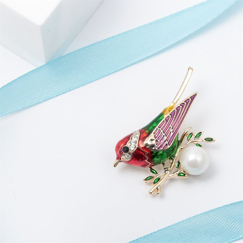 [Australia] - Szxc Jewelry Bird Collection Custom Accessories Wedding Brooches Pin Jewelry Gifts Women Teen Girls YSWB12-A 