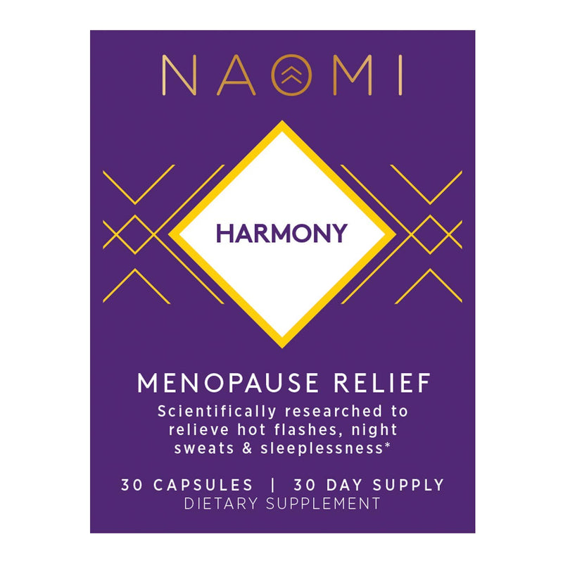 [Australia] - NAOMI Harmony - Menopause Relief, Balance Hormones, Natural Support for Hot Flashes - Menopause Supplements for Women - 30 Veggie Menopause Support Capsules 