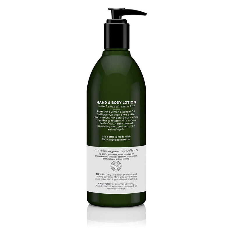 [Australia] - Avalon Organics Hand & Body Lotion, Refreshing Lemon, 12 Oz 