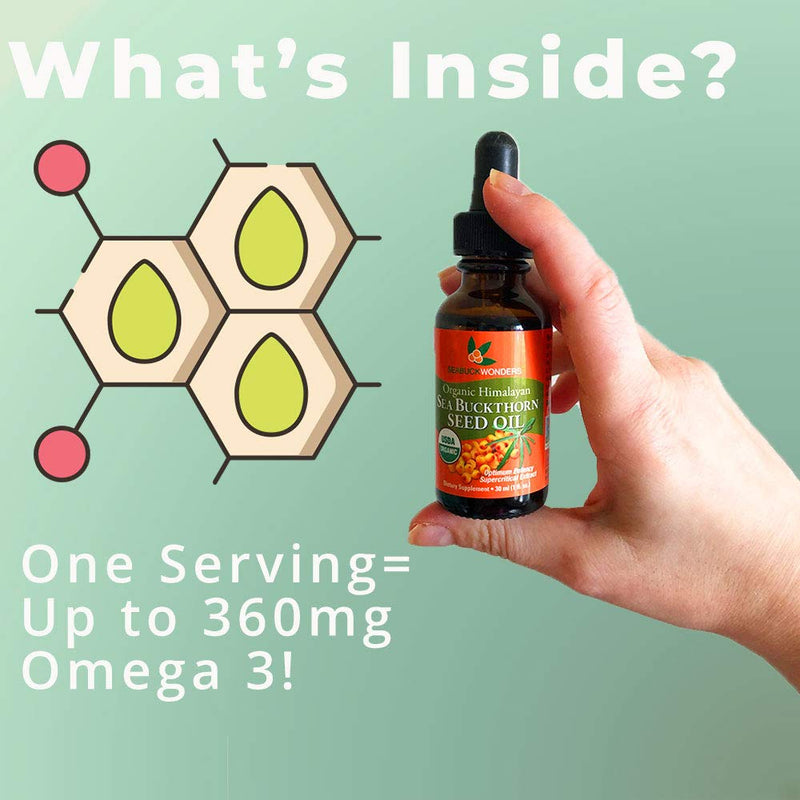 [Australia] - Sea Buckthorn Seed Oil -100% Certified Organic, 1-Ounce 