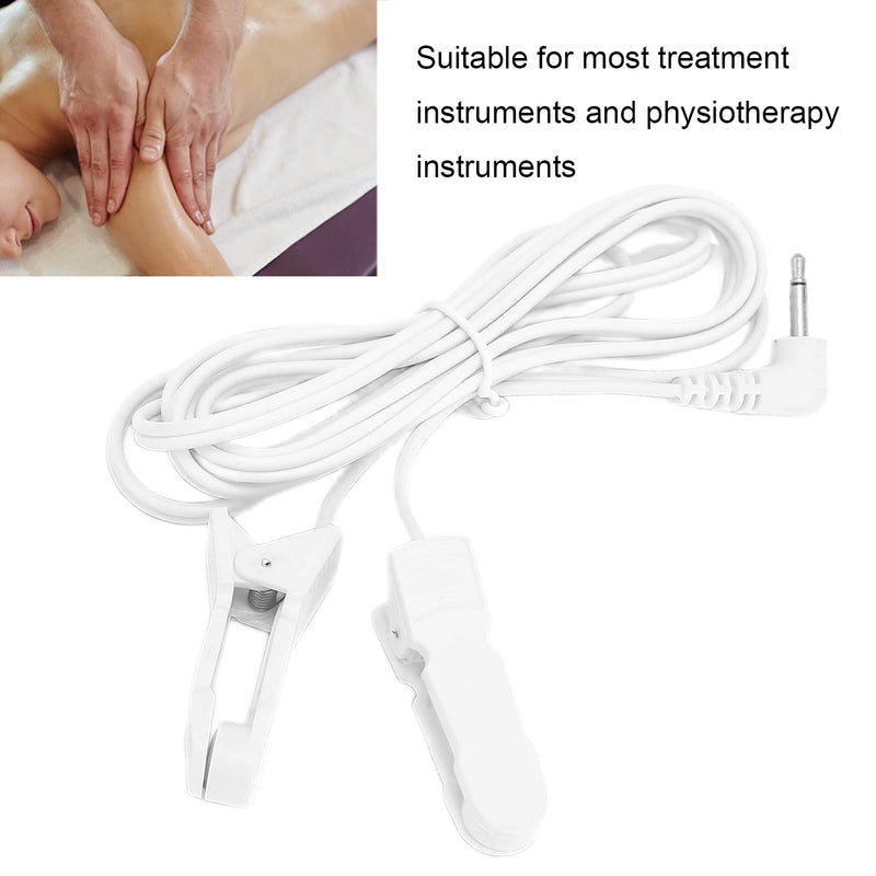 [Australia] - TENS Wire Cable, 2.5mm Portable Ear Clip Electrode Wire, Connecting Cable Accessory for Digital TENS Massage Machine 