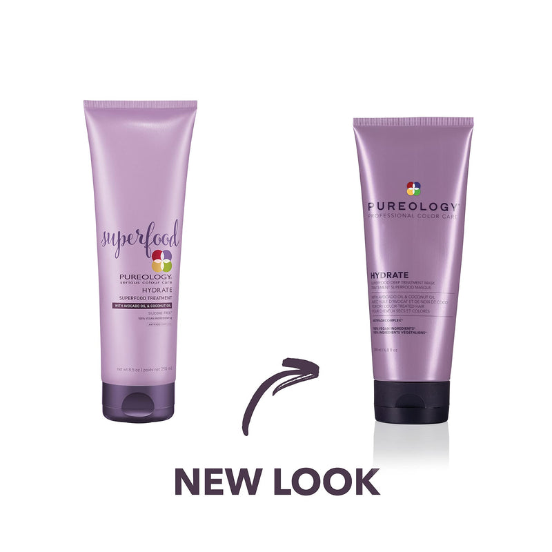 [Australia] - Pureology | Hydrate | Superfood Deep Treatment Mask | For Medium to Thick Dry, Colour Treated Hair | Vegan | 200ml 