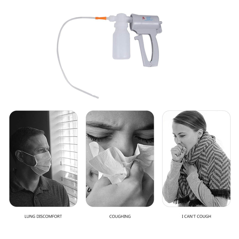 [Australia] - iplusmile Handheld Sputum Aspirator- Manual Phlegm Suction Machine- Sputum Tube Suction Device for Home, Easy to Use and Carry 