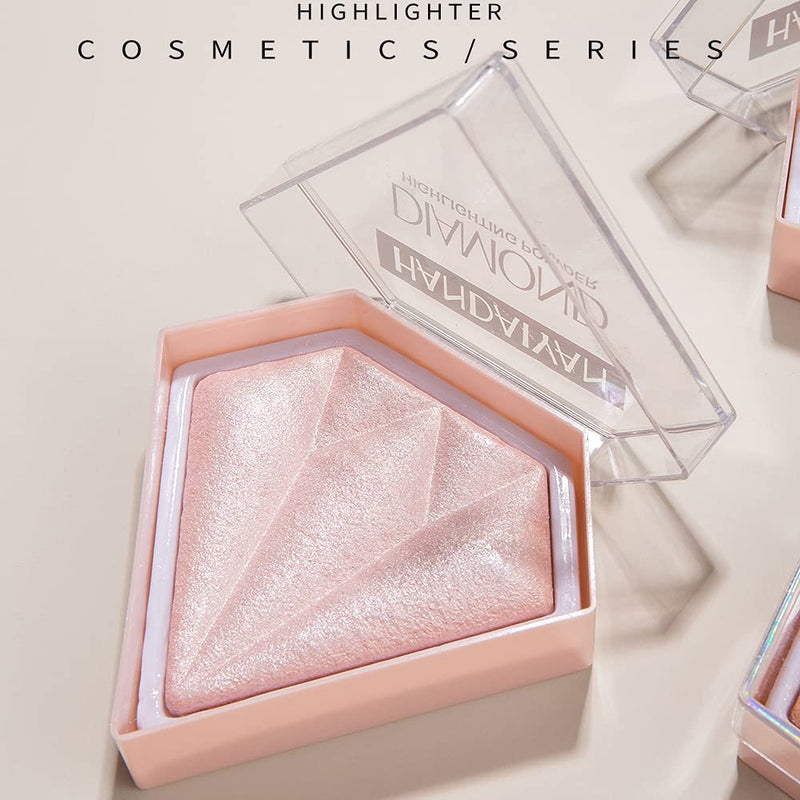 [Australia] - Face Glitter Blush Pink Shimmer Highlighter Blusher Powder Makeup Cosmetics Facial Contour Corrector Shine Rouge (#03 Fairy Powder) 