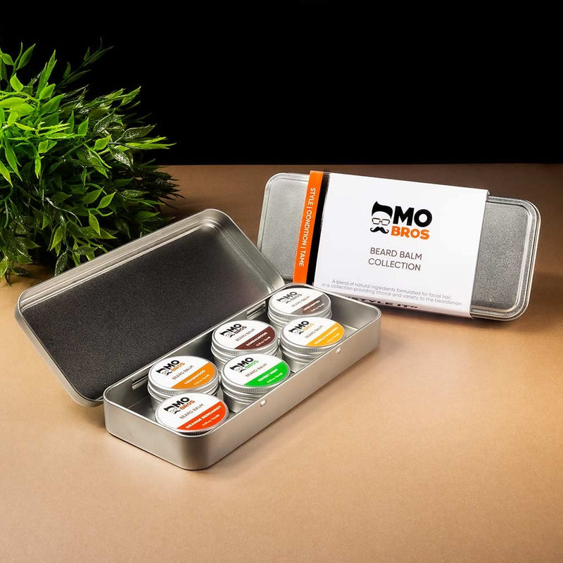[Australia] - Beard Balm Collection | Perfect Gifts for Men | Ideal Present for Him, Dad, Boyfriend | 6 Luxury Scented Balms in a Set 