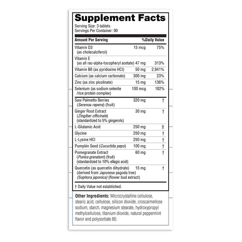 [Australia] - Real Health Laboratories The Prostate Formula with Saw Palmetto, 270 Tablets 270 Count (Pack of 1) 