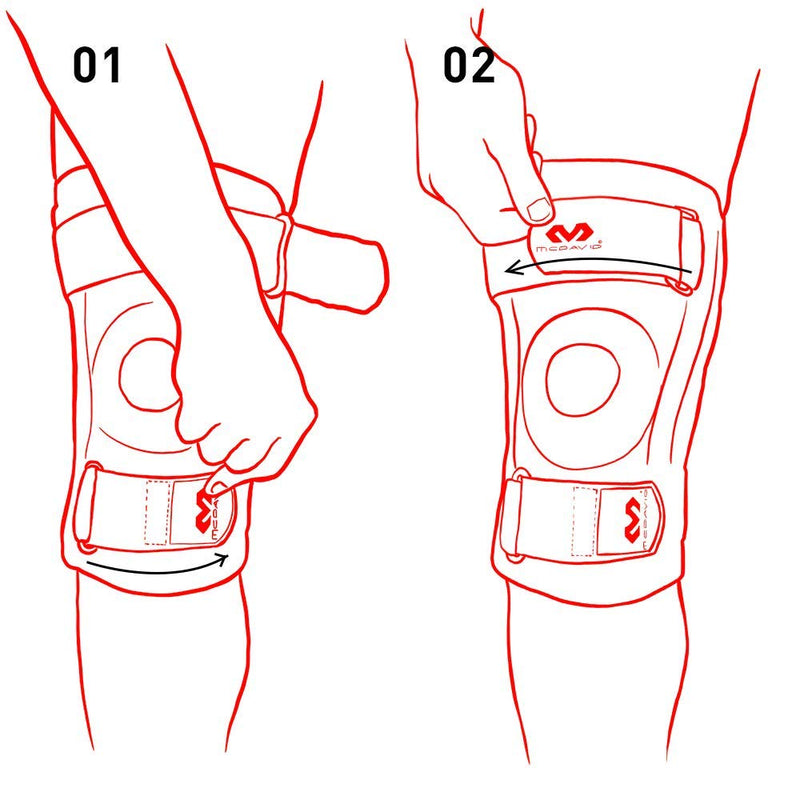 [Australia] - McDavid Knee Brace, Knee Support & Compression for Knee Stability, Patella Tendon Support Large 