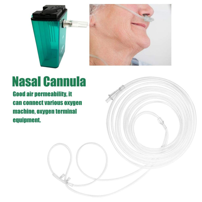 [Australia] - Nasal Cannula, Household Universal Double Hole Soft Nasal Cannula Disposable Nasal Oxygen Tube For Connecting Various Oxygen Machine, Oxygen Terminal Equipment 4M 