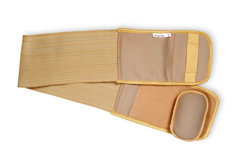[Australia] - Wonder Care- Umbilical Hernia Support Belt Abdominal Binder for Belly Button Hernias or Navel Hernias, Hernia pain relief Brace (S)… Size s 