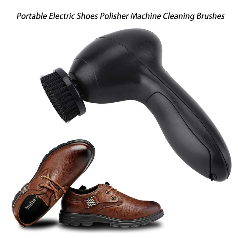 [Australia] - Yosoo Electric Shoes Polisher Machine, Portable Electric Shoe Shine Kit Shoe Shiner Dust Machine for Leather Bags Car Seat Maintenance 