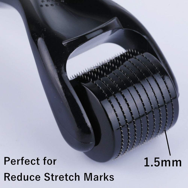 [Australia] - Derma Roller Microneedle Roller for Face Body Beard Hair Growth, 540 Titanium Microneedle Roller for Home Use 