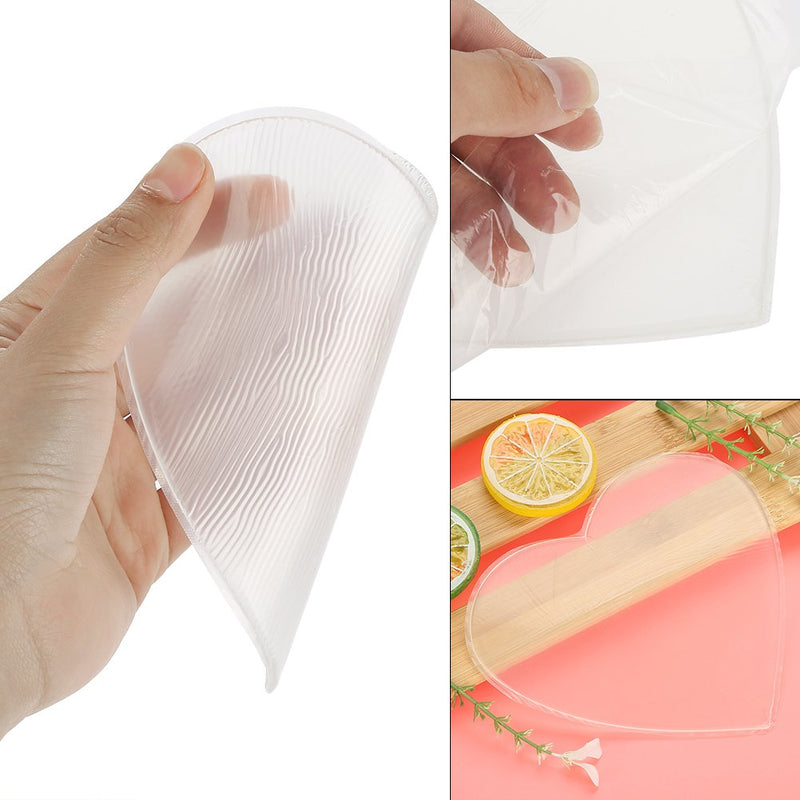 [Australia] - Chest Wrinkles Silicone Pads,Prevent Chest Wrinkles, Anti Wrinkle Chest Pads for Overnight Smoothing Silicone Pad For Cleavage & Decollete Skin Heart Shape 